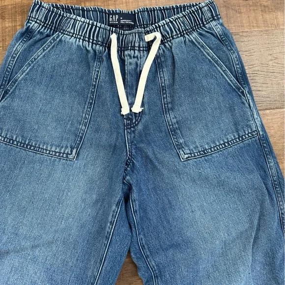 The gap super soft pull on barrel denim jeans size M - Picture 4 of 5